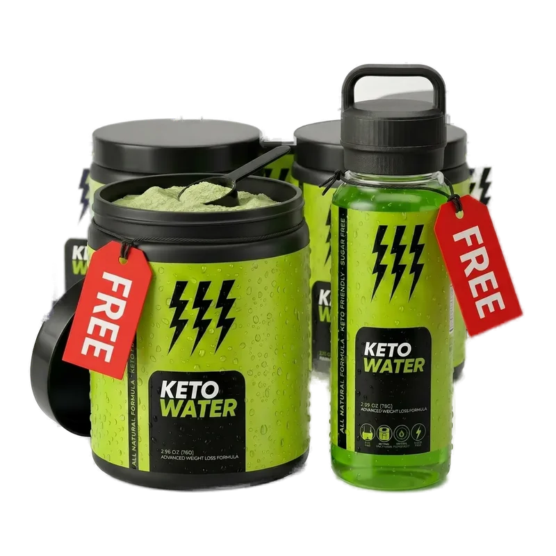 KetoWater Weight Management Relief Supplement — 6 Bottle / 180 Day Pack